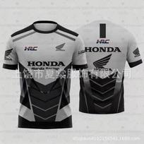 2026 Nauji HONDA lenktynių komandos marškinėliai, DH MTB visureigių polo marškinėliai, vasariniai vyrams ir moterims, greitai džiūstantys, kvėpuojantys, važiavimo džersis LR0 L gray