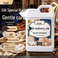 Silk Stain Remover for Solid Color & Mulberry Silk Shirts and Pajamas - Gentle on Water Stains & Yellowing Marks Trial Pack with Small Spray Bottle white