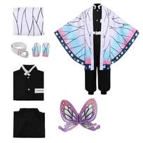 Anime Tanjirou Kamado Nezuko Cosplay Women and Men Kimono Cosplay Costume Sets M white
