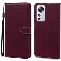 Prabangus odinis dėklas-piniginė su atvartu Xiaomi 12T Pro, Xiaomi 12T, Xiaomi 12 Lite, 12 T Pro For Xiaomi 12T Pro