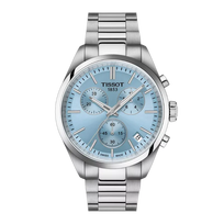 Tissot PR 100 Chronograph 40 mm – Ice Blue T150.417.11.351.00