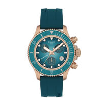 Tissot Seastar 1000 Chronograph 38 mm – Turquoise & Rose Gold T120.217.37.041.00
