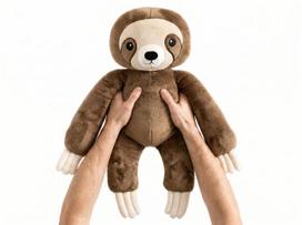 CalmZoo Sensory Weighted Sloth Teddy Bear Stress Sleep Cuddly Toy 2kg