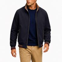 Men's Reversible Casual Jacket with Stand Collar for Business Daily Wear Spring and Fall XL juoda
