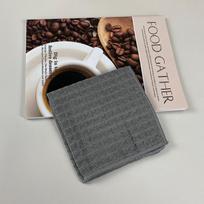 5pcs Barista Coffee Machine Towel Super Absorbent Lint Free Scratch Free Kitchen Bar Cleaning Cloth 5pcs tamsiai pilka spalva