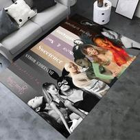 Ariana Grande Carpet Rug for Living Room Bedroom Home Sofa Decoration,Kids play Non-slip Floor Mat 100x120cm( 39x47in )