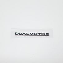 DUAL MOTOR Pabrėžtų Raidžių Emblema Tesla Model Y 3 X S Automobilio Stilius Aukštos Kokybės Bagažinės Ženkliukas Lipdukas Chromas Juodas Raudonas