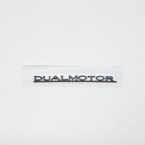DUAL MOTOR Pabrėžtų Raidžių Emblema Tesla Model Y 3 X S Automobilio Stilius Aukštos Kokybės Bagažinės Ženkliukas Lipdukas Chromas Juodas Raudonas