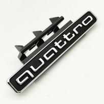 95mm Audi Q5 A4 B8 B6 B9 B7 A3 A6 C6 A5 Q7 A1 Q3 A7 A8 Quattro Logotipui Automobilių Aksesuarai 3D ABS Automobilio Priekinių Grotelių Emblema gray