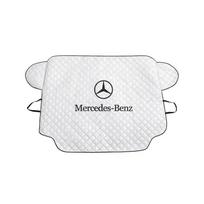 Automobilio sniego apsauga nuo saulės priekinio stiklo blokavimo dangtelis Mercedes Benz W204 W205 W212 W213 W221 W177 W246 GLA GLC CLA A white