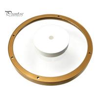 Ambient Night Light Planter Magnetic Levitating Plant Pot with LED Light, Floating Rotating Air Tech Gadget for Desk Holder, USB Powered Levitation auksinė