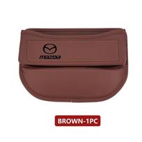 Automobilio sėdynės tarpelio dėžutė Odinė daiktų laikymo tvarkinga interjero aksesuarai Mazda CX9 MX5 RX8 Axela Demio Atenza MS GJI GH BK MP black