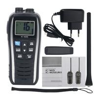 Atsparus vandeniui IC-M25 5W 5KM VHF jūrų radijo stotelė Jūrinis racija VHF rankinis siųstuvas-imtuvėlis Waterproof IC-M25