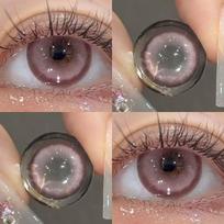 Mill Creek Halloween Red kontaktiniai lęšiai su 2vnt 14,5 mm Halloween Vampire Anime natūralūs kosmetiniai kontaktiniai lęšiai akims Cosplay Kontaktai -1.75 rožinė