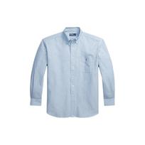 Polo Ralph Lauren Solid Color Pointed Collar Loose Fit Single Breasted Long Sleeve Shirt Men shirts Light-Blue MNPOWOV16823134-400 M white