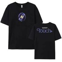 SIS Soft Is Strong KATSEYE Tshirt Korean Band Girls 2025 Tshirts Cotton Short Sleeve Oneck T Shirt Streetwear Unisex Print M blue