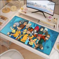 Anime Inazuma Eleven GO Mouse Pad Keyboard Mousepad lauge X mm Desk Mat PC Gamer Office Carpet Home Table pad 800x400x2mm blue