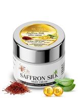 RICHNEX+ Saffron Night Cream 50gm | Nourishing Night Care | Smooth & Hydrated Skin | Daily Skin Repair beige