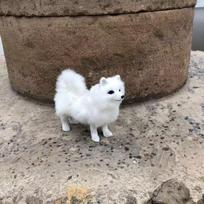Animal Cute Husky Plush Toy Dog Model Lifelike Simulated Dog Stuffed Doll Decoration Soft Lifelike Dog Plush Toy Child white