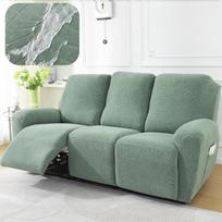 1/2/3 vietų recliner sofos užvalkalai svetainei Neslystantis fotelio užvalkalas Tampri spandex recliner užvalkalas Baldų apsauga 1 Seater žalia