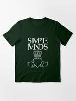 Simple Minds Simple Minds T-shirt 40 Tour T-shirt classique Essential T-Shirt XL žalia