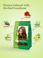 Prem Dulhan Hair Henna Natural Henna Based Hair Color |Natural Brown| -125 GRM Pack of 1 green