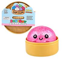 Glitter Dumpling Squishy Ultra Rare Gold Glitter Hidden Edition Dumplings Sensory Steamer Soft Tpr Dough Ball For Stress Relief pink