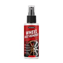 Wheel Rust Remover Spray, Instant Rim Cleaner for Car Wheels, Remove Brake Dust & Oxidation, Metal Polish & Protector, 100ML 100ML red