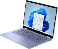 HP OmniBook 5 Flip – Core 7 150U | 14 colių 2K ekranas su jutikliniu valdymu | 16GB | 512GB | W11H | Dangaus mėlyna