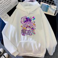 Splatoon hoodies Women Unisex graphic Winter  harajuku y2k aesthetic pulls tracksuit female streetwear Hooded Shirt XL gray