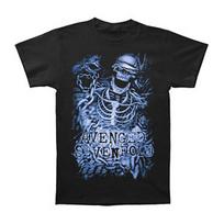 Avenged Sevenfold Chained Skeleton Black Unisex T-shirt XXL gray