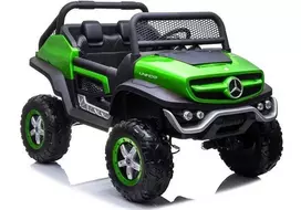 Vaikiškas elektrinis visureigis LEAN CARS Mercedes-Benz Unimog 4x4