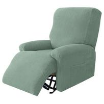 1 vietos recliner sofos užvalkalas svetainei, atlošiamam krėslui, tampri, elastinė žakardo sofos kėdės užvalkalas 1 Seater(4pcs) gray
