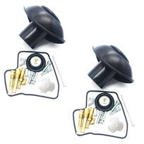 2 komplektų karbiuratoriaus remonto komplektas, atstatyti, atstatyti diafragma, skirta Honda VLX600 VT VLX 600 black