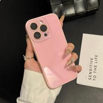 Prabangus Originalus Grūdintas Stiklas Blizgus Dėklas iPhone 11 12 13 14 15 16 17 pro max Kameros Apsauga Smūgiams Atsparus Buferio Dangtelis iPhone 12 Pro Max