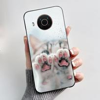 Dėklas Nokia X10 X20 X100 Telefonui Juodas Matinis Minkštas TPU Pilnai Apsaugantis Dangtelis Estetiškas Prabangus Mielas Šaunus Berniukams Mergaitėms Korpusas Nokia X20 gray