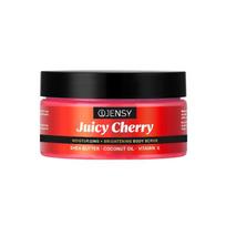 Private Label Exfoliating Mint Cherry Mango Fruit Body Scrub Shea Butter Natural Vegan Brightening Organic Whitening Body Scrub 280g&Blackberry vyšnia