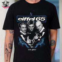 Vintažinis 90-ųjų stiliaus Eiffel 65 marškinėliai Euro muzikos gerbėjui Madingi gatvės drabužiai Laisvalaikio Vintažiniai Tampri Kvėpuojanti XL gray
