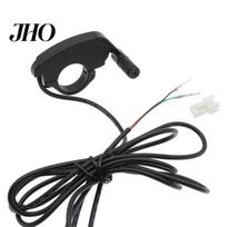 Electric Bike Speed Control Shifter Thumb Throttle Male Female 3 Pin Replacement with Waterproof Connector Part Accessories Accessory A gray