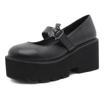 Shoes Lolita Shoes Women Japanese Style Mary Jane Shoes Women Vintage Girls Platform Shoes College Student Platform Shoes 35-43 36 juoda