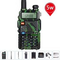 Baofeng UV 5R 5W/8W Walkie Talkie CB Dual Band Ham Radio a Pilas Long Range For Camping Two Way Radio FM 16km Small Portable US