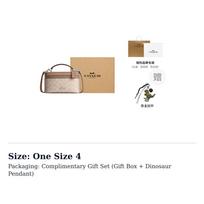 COACH dirbtinės odos, karvės skeltinės odos rankinė, maža, moteriška, smėlio geltonumo, CEO23-SVPWH One Size 4 beige