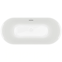 Villeroy & Boch Loop & Friends laisvai pastatoma akrilinė vonia 180x80 cm, ovali, balta