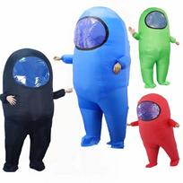 Helovino Astronauto Pripučiamas Cosplay Vilkolakio Kostiumas Child oranžinė