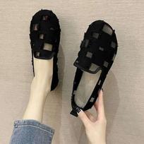 Size 35-43, Mary Jane single shoes 41 flat British style black small leather shoes Spring and Autumn loafers 42 large size women's shoes 43 black