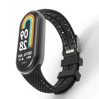 NEW For Xiaomi Mi Band 8 9 Strap Breathable Silicone Smart Watchband Replacement Bracelet Watch Strap For Xiaomi Mi Band 8 Strap Mi Band 9nfc pilka