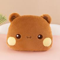 Bubu Dudu Plush Pillow Yier Panda Bear Dolls Lovely Cartoon Stuffed Gentle Plushies Car Cushion Sofa Pillows Home Decoration brown