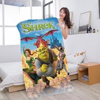 Animacinis Juokingas Filmas S-Šrekas Paplūdimio Rankšluostis Vaikams Vonios Rankšluostis Baseino Rankšluostis Atostogų Dovana Iškylos Rankšluostis Šventės Dovana W30*H60(CM) gray