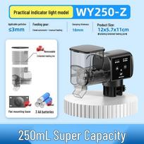 Smart Timer Automatic Fish Feeder for Aquariums - Large Capacity Dispenser gray