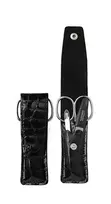 DuKaS Black travel manicure Solingen artificial leather PL808 Manikiūrui
